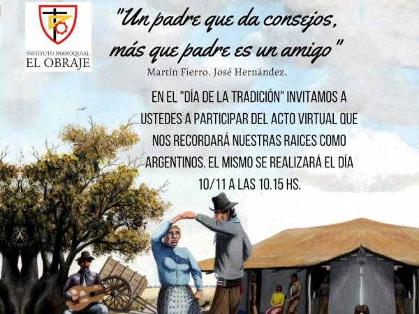 &iexcl;Feliz D&iacute;a de la Tradici&oacute;n!