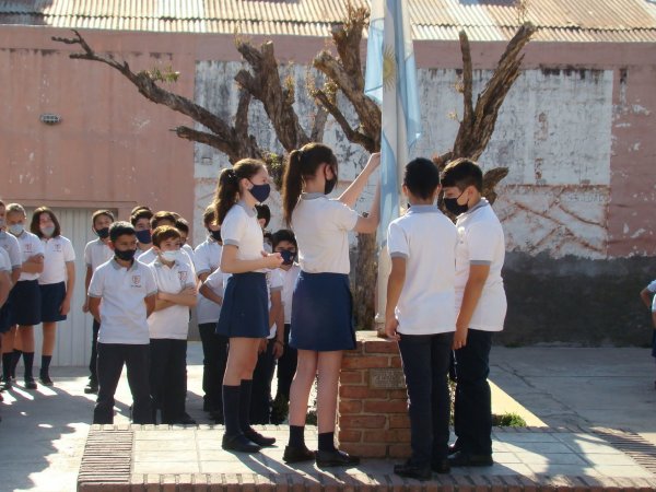 Cuarto grado y su Promesa a la Bandera